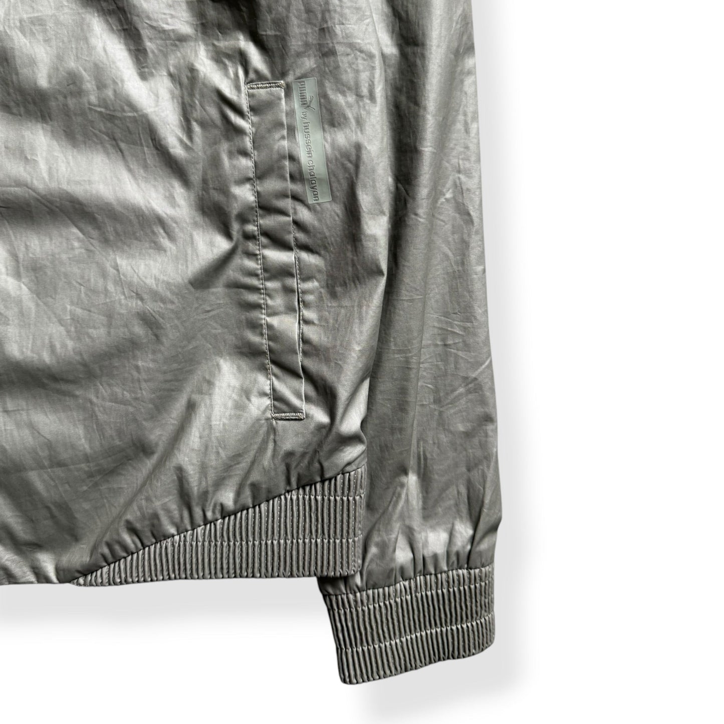 2000's Puma by Hussein Chalayan Expandable Shoulder Bomber (L) | Default Title, Grey