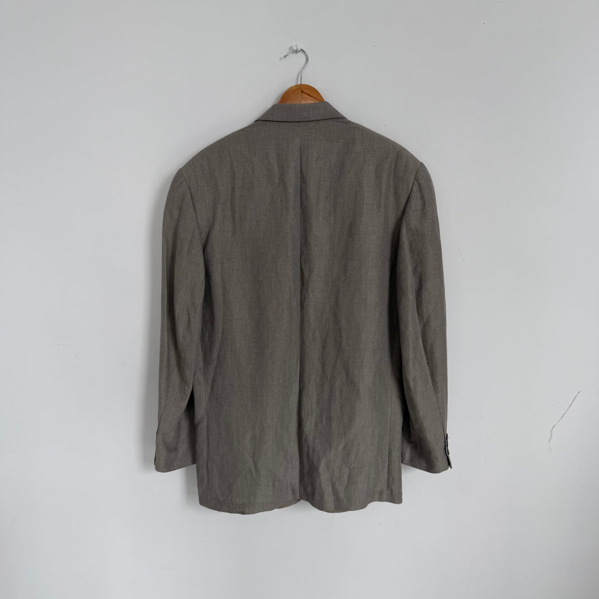 1980s emporio armani lined blazer | O/S, Taupe