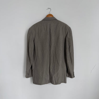 1980s emporio armani lined blazer | O/S, Taupe