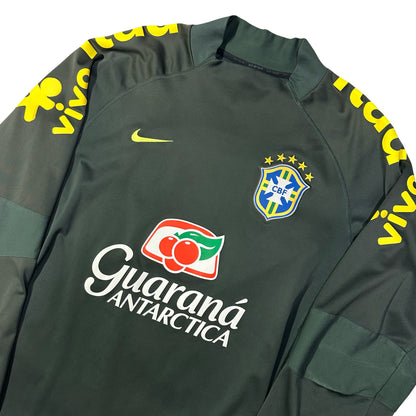 Nike Brazil 2014/15 Training Sweatshirt In Green ( XL )