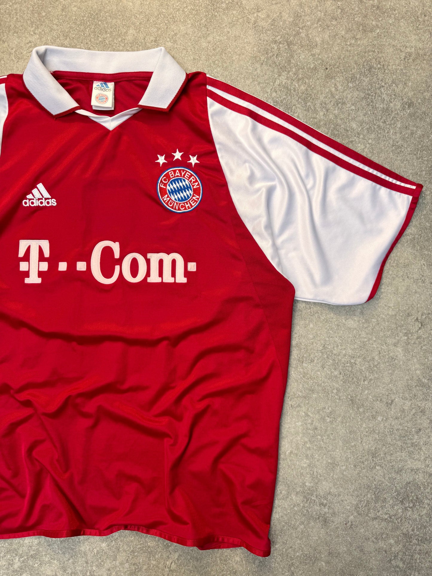 2004-2005 Adidas Bayern Munich 'Makaay' Home Football Shirt