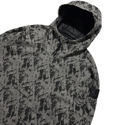 Stone Island Shadow Project Discharge Camo Smock Jacket | Large, Camo