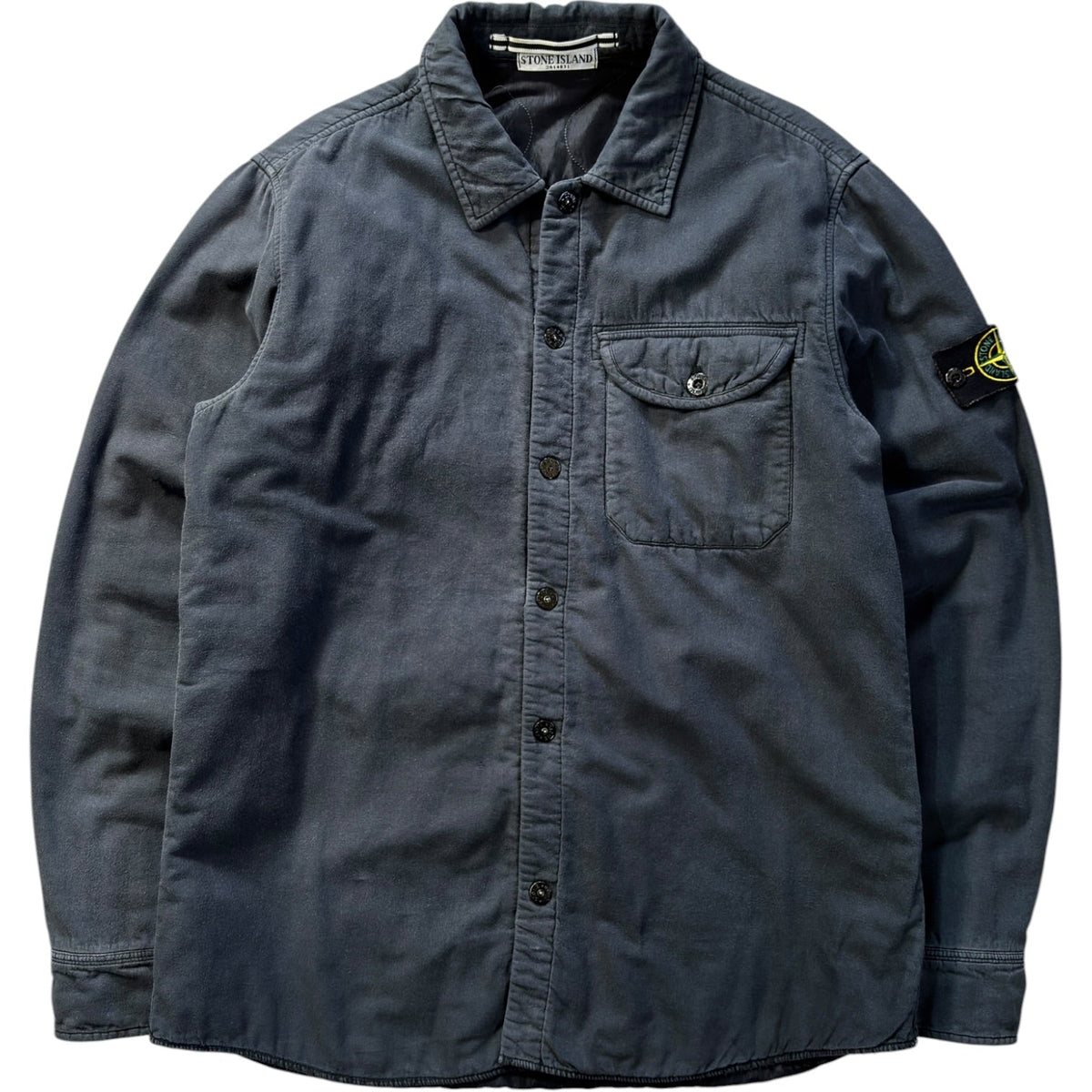 Stone Island 2011 Buttoned Overshirt L | Large, Navy