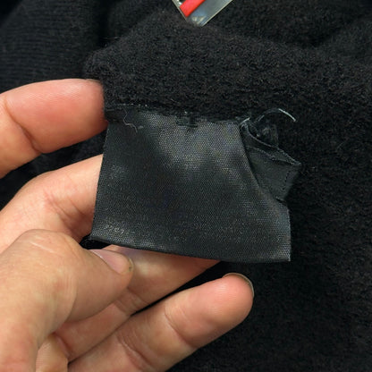 Prada Sport AW00 Virgin Wool Appliqué Seam Rollneck Knit - S | Default Title, Charcoal Black