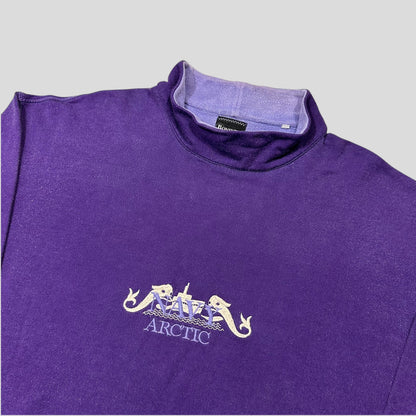 Boneville 1980’s Navy Arctic Toggle Cuff Mockneck Sweatshirt - XL/XXL