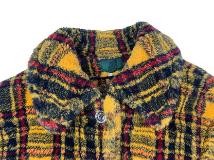 Junior Gaultier F/W 1994 tartan faux fur coat