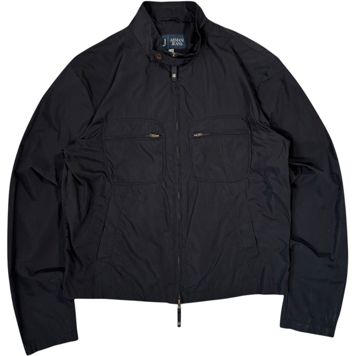 Armani Jeans 00’s Cropped Multipocket Jacket S | Small, Black