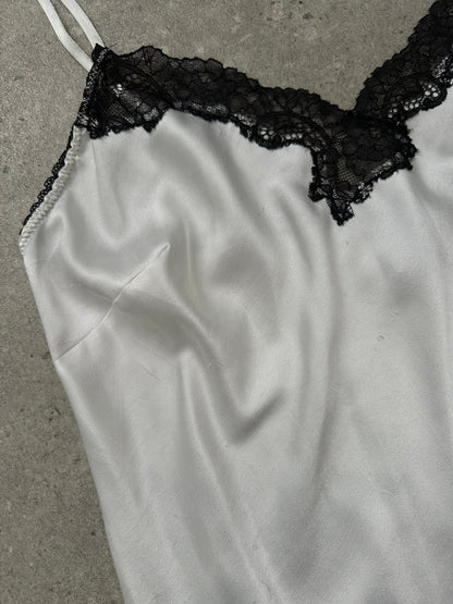 Victoria’s Secret 2000s Satin Lace Slip Dress - M