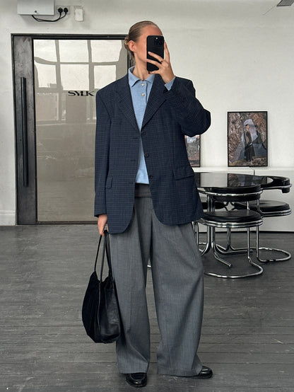 Roy Robson x Loro Piana 2000s “Twister” Super 110’s Wool Single Breasted Blazer - 42/L