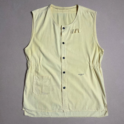 S/S 1995 Light Yellow Marina Spell Out Carpenters Vest