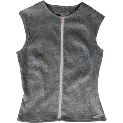 Firetrap 2000 Sleeveless Zip Front Top Size 6/8 | 6/8, Grey