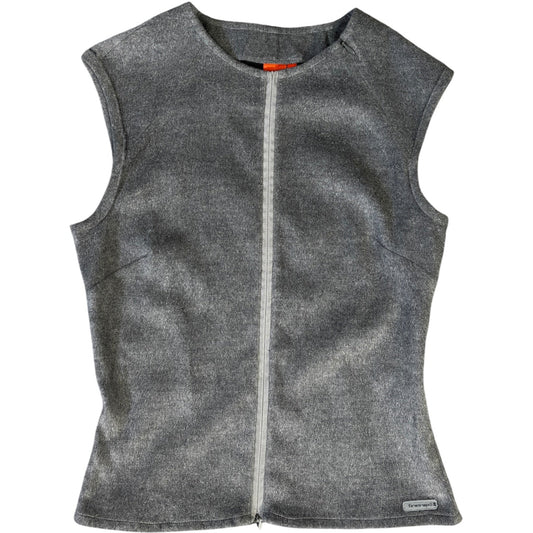 Firetrap 2000 Sleeveless Zip Front Top Size 6/8 | 6/8, Grey