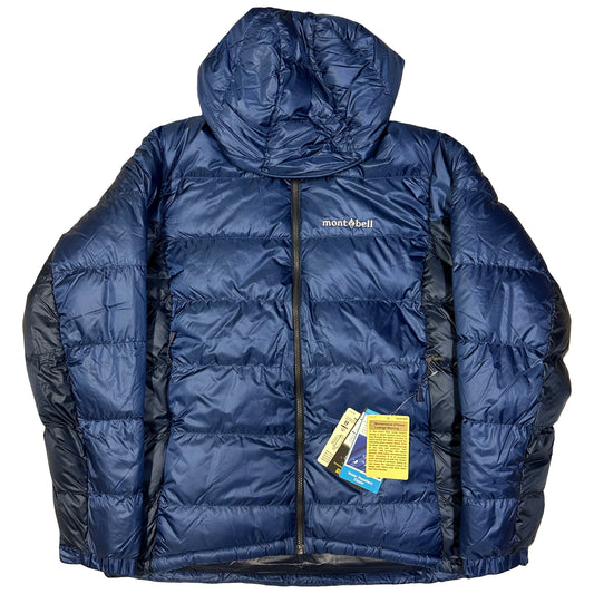 Montbell Puffer Jacket In Navy & Blue ( XL )