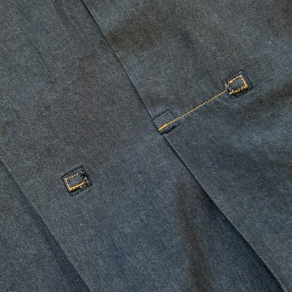 90s Issey Miyake Sport Western Style Denim Pullover M/L | O/S, Blue