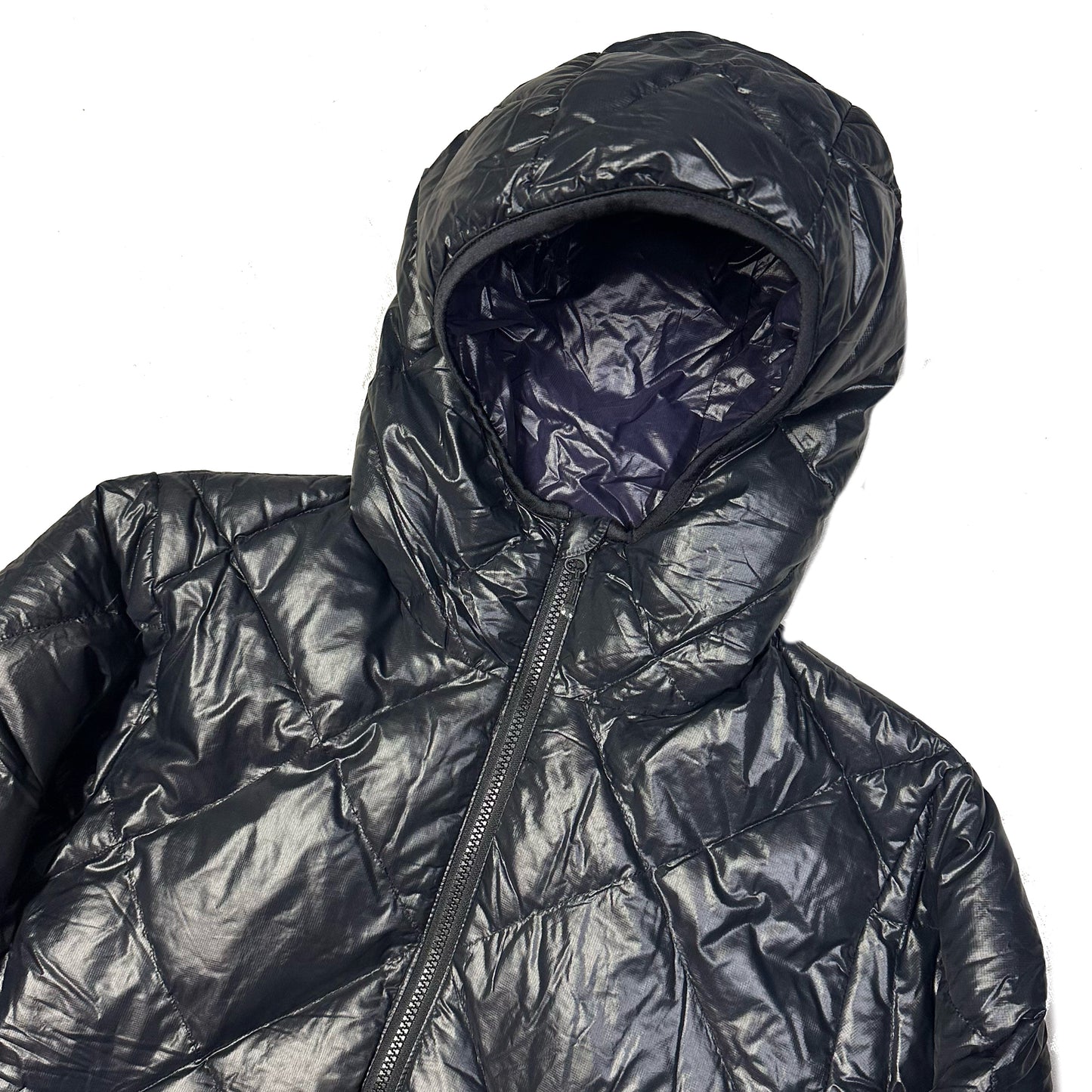 Camp 7 Diamond Stitch Puffer Jacket In Black ( L )