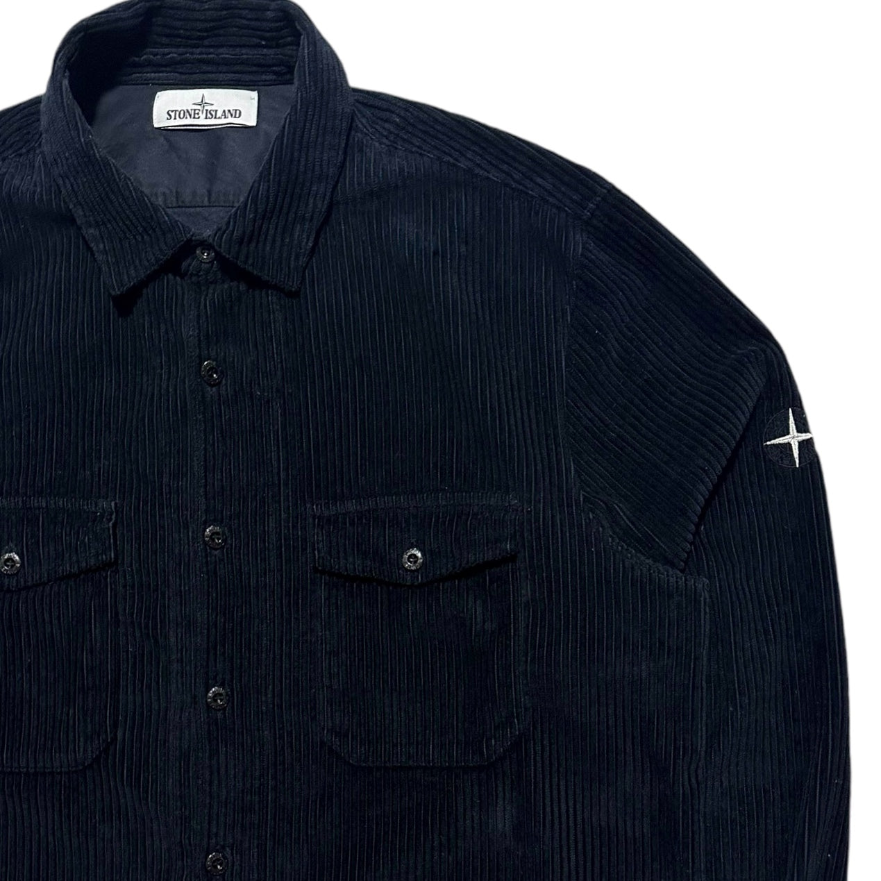 Stone Island Jumbo Corduroy Button Up Shirt