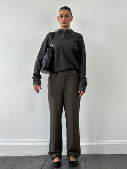 Ralph Lauren Pure Cotton Logo Polo Shirt - L