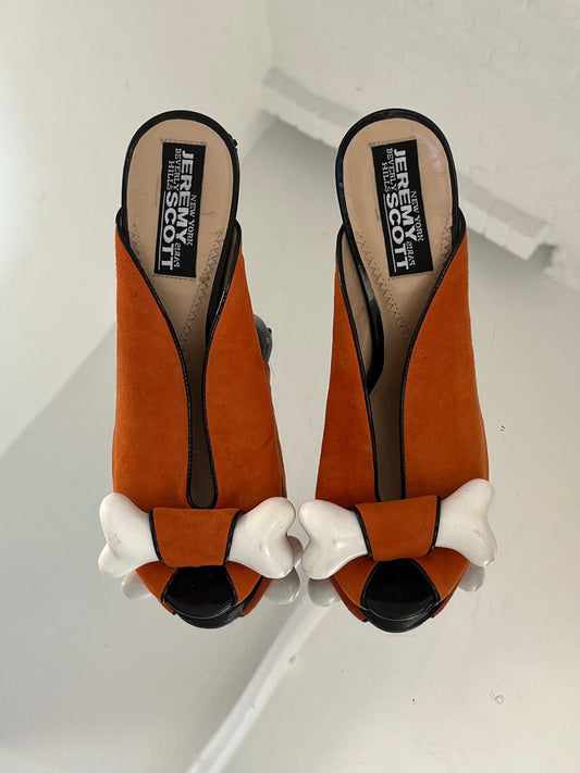 Jeremy Scott Bone mules - Known Source