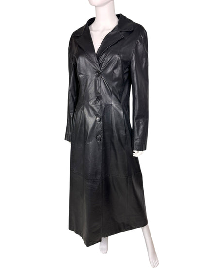 Dolce & Gabbana 1990s leather trench coat | Black, Black