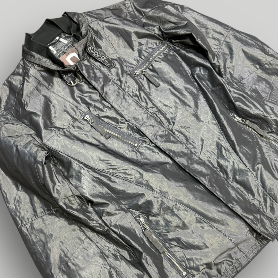 Marithé François Girbaud 2000's Nylon Shimmer Jacket M
