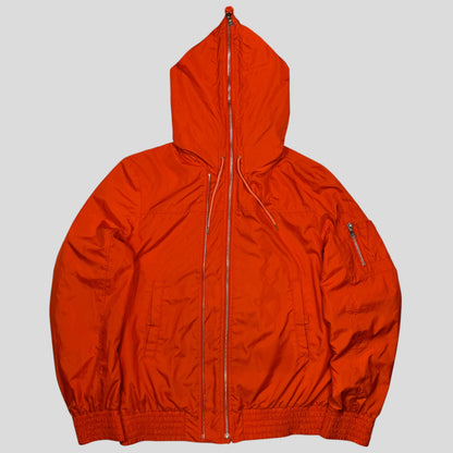 Neil Barrett Twin Zip Detailed Orange Windbreaker Jacket - L