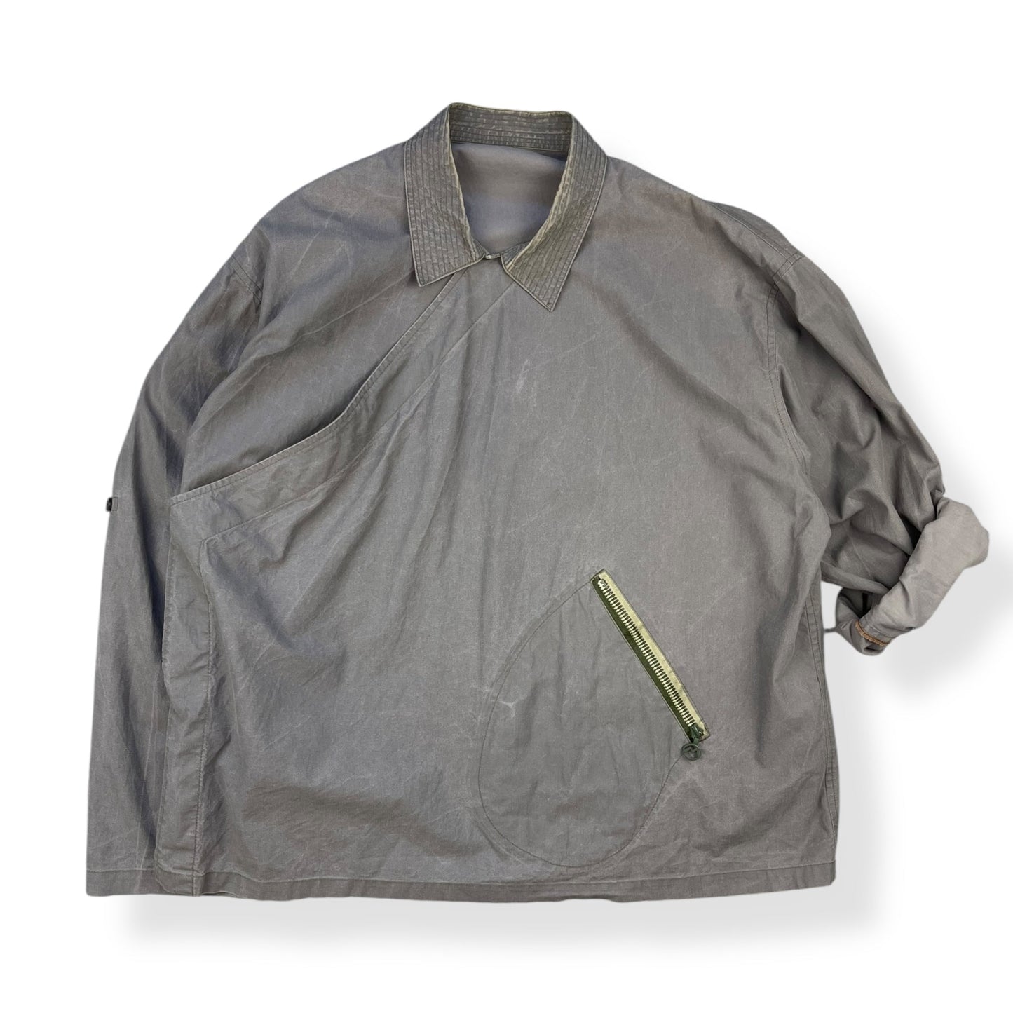 1999 Maharishi Lightweight Flap-Over Jacket (XL) | Default Title, Grey