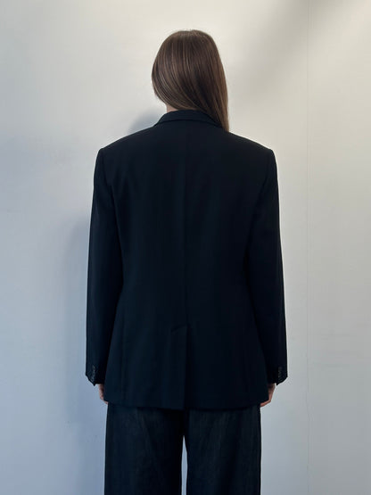 Emporio Armani 2000s Pure Wool Single Breasted Blazer - M