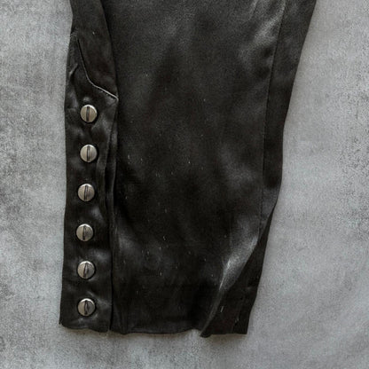DIESEL SILK TROUSERS | O/S, Black