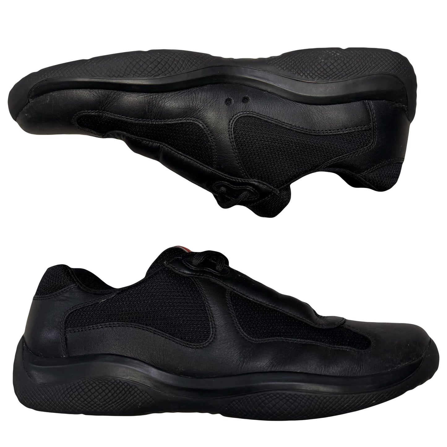Prada America’s Cup Sneakers In Black (7.5UK/8.5US) | UK 7.5, Black