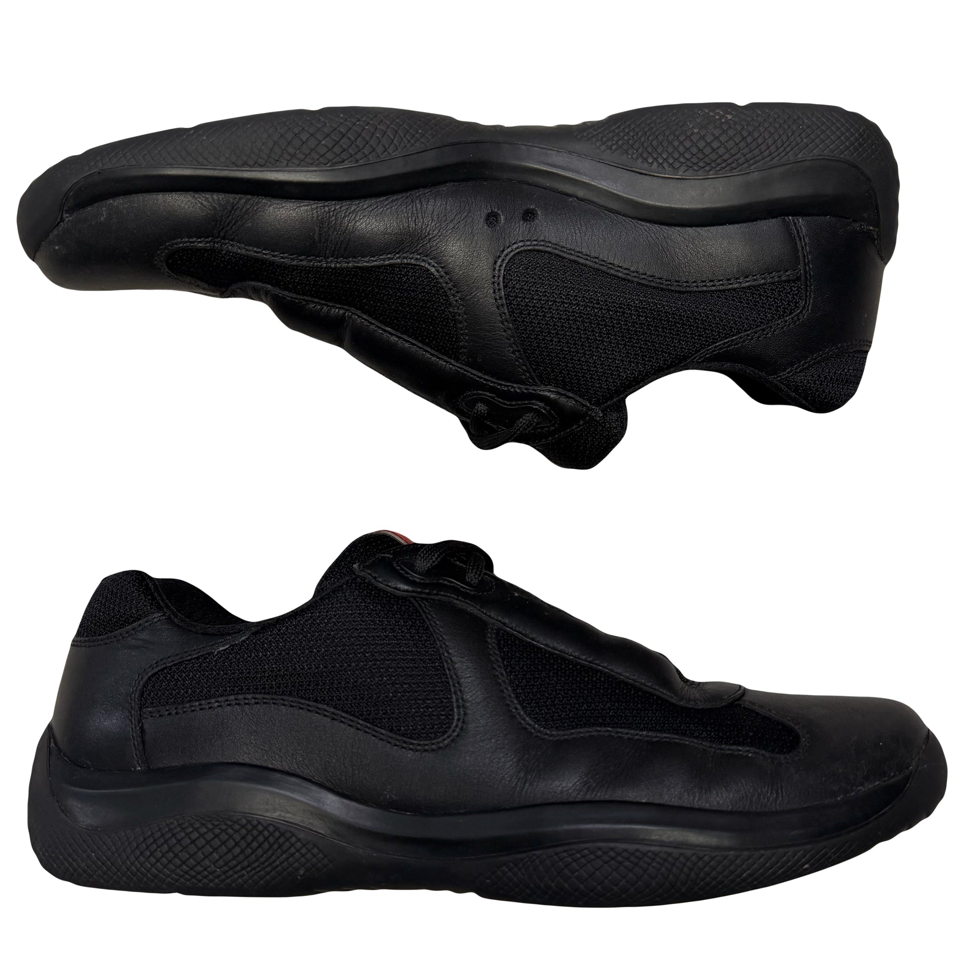 Prada America’s Cup Sneakers In Black (7.5UK/8.5US) | UK 7.5, Black