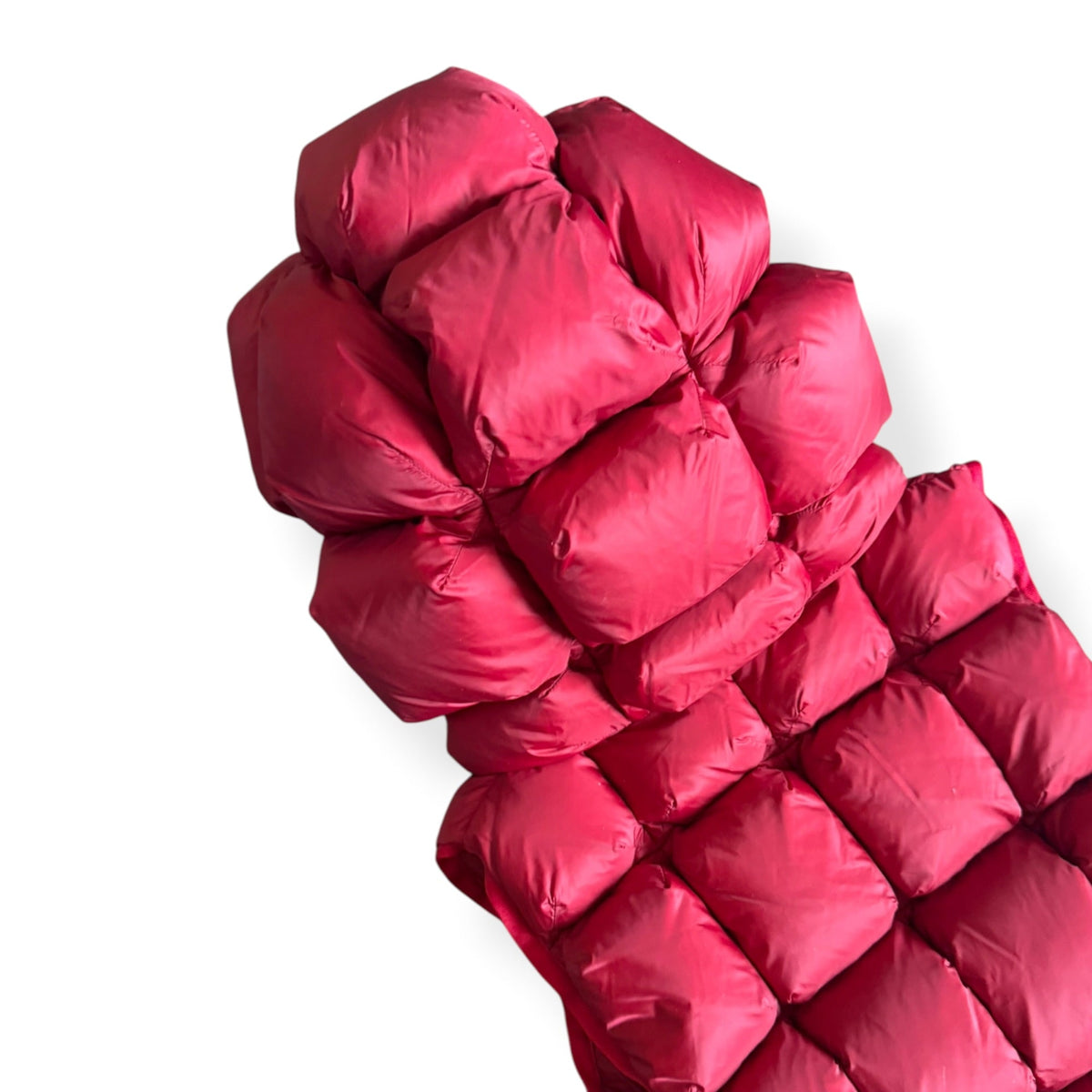 2013 Marithe + Francois Girbaud 'Parkachu' Gilet (S) | Small, Red