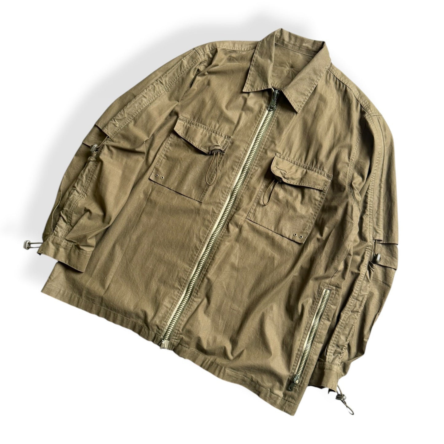 1999 Maharishi Elasticated Sleeve Jacket (L) | Default Title, Cream
