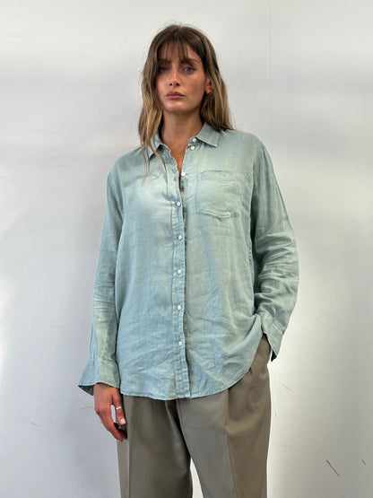 Gap Relaxed Pure Linen Shirt - L