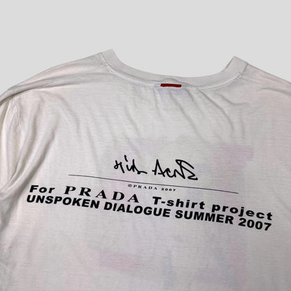 Prada Sport 2007 Unspoken Dialogue Graphic T-shirt - M/L | Default Title, White