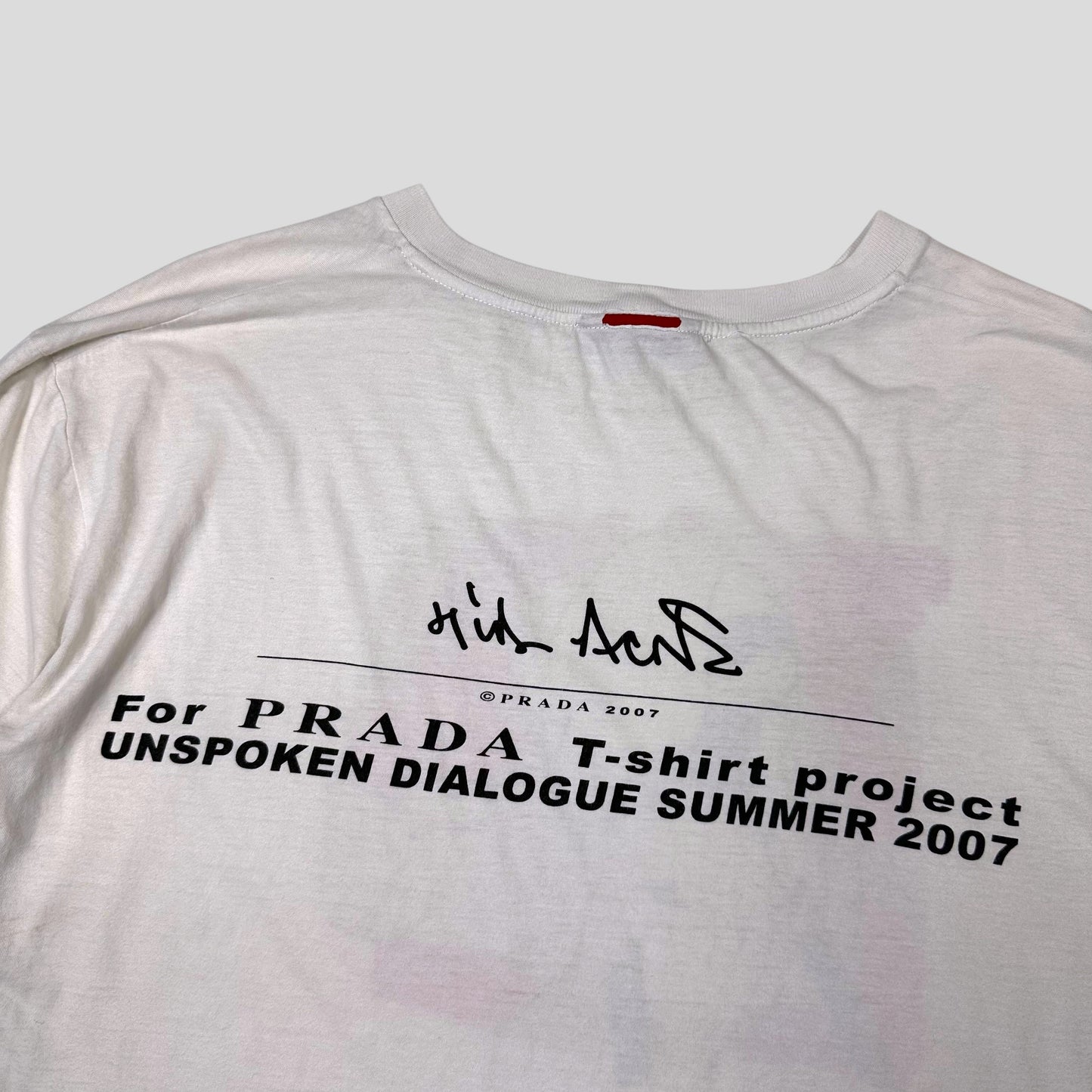 Prada Sport 2007 Unspoken Dialogue Graphic T-shirt - M/L | Default Title, White