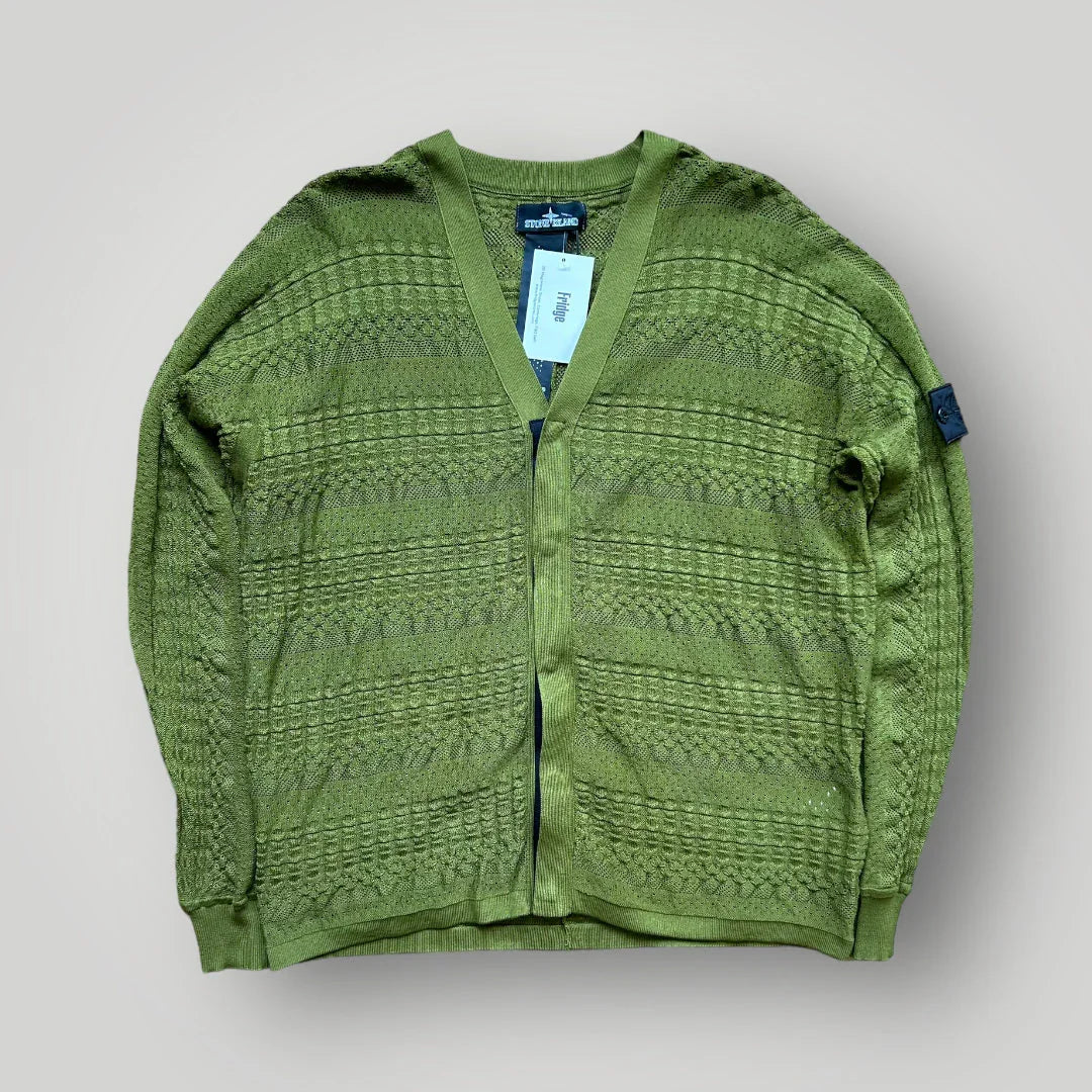Stone Island Shadow Project Open Knit Cardigan L