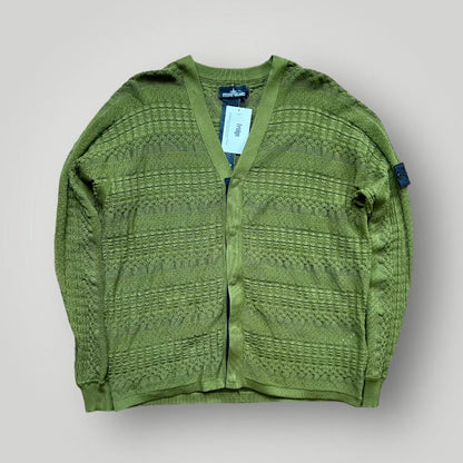 Stone Island Shadow Project Open Knit Cardigan L