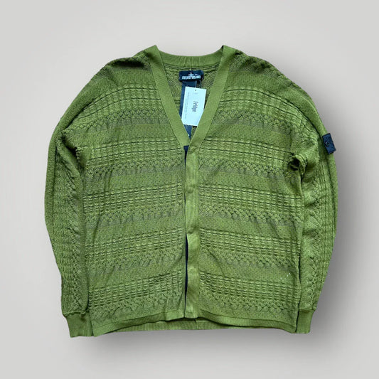 Stone Island Shadow Project Open Knit Cardigan L