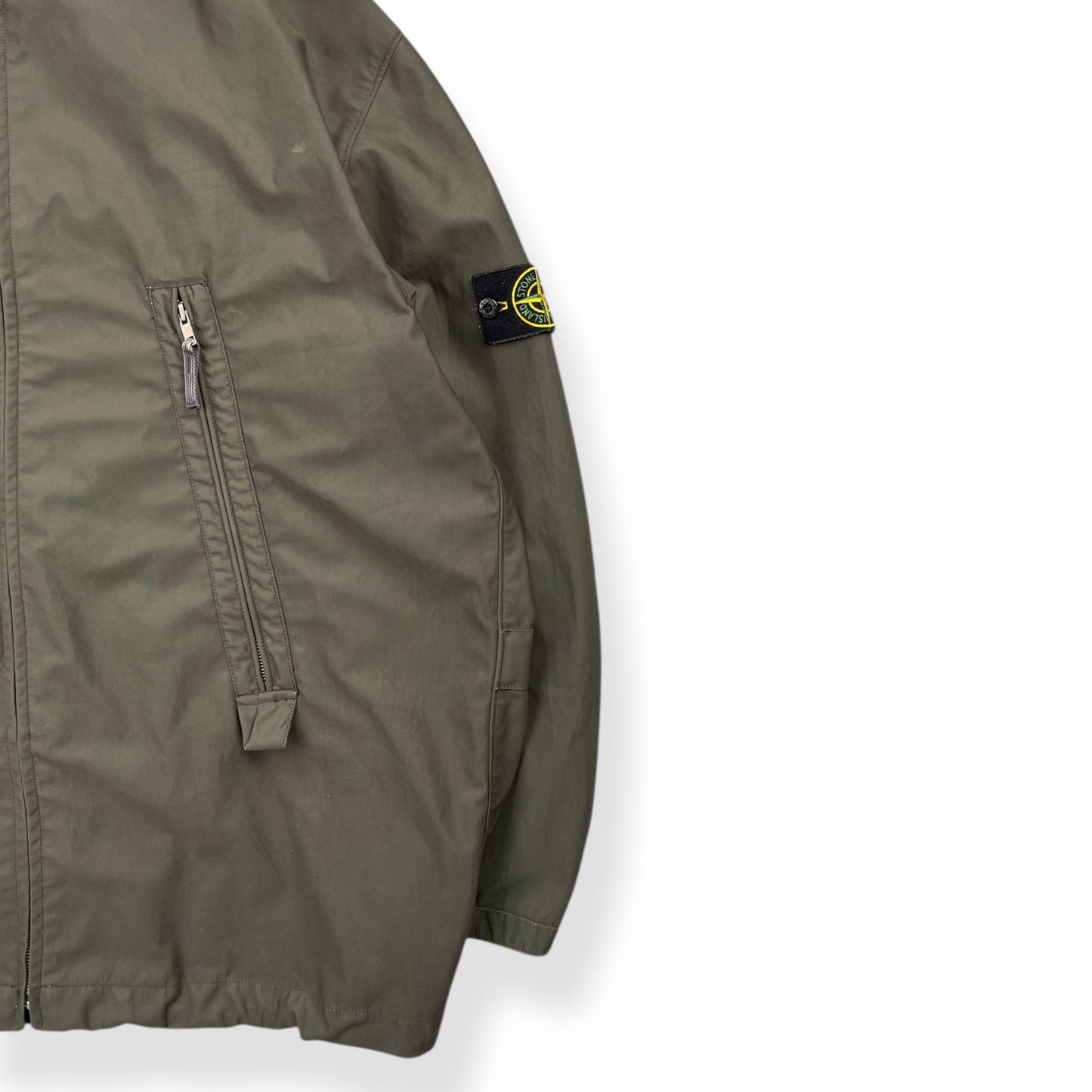 SS2000 Stone Island Nylam Dual Zip Jacket (XL) | Default Title, Olive