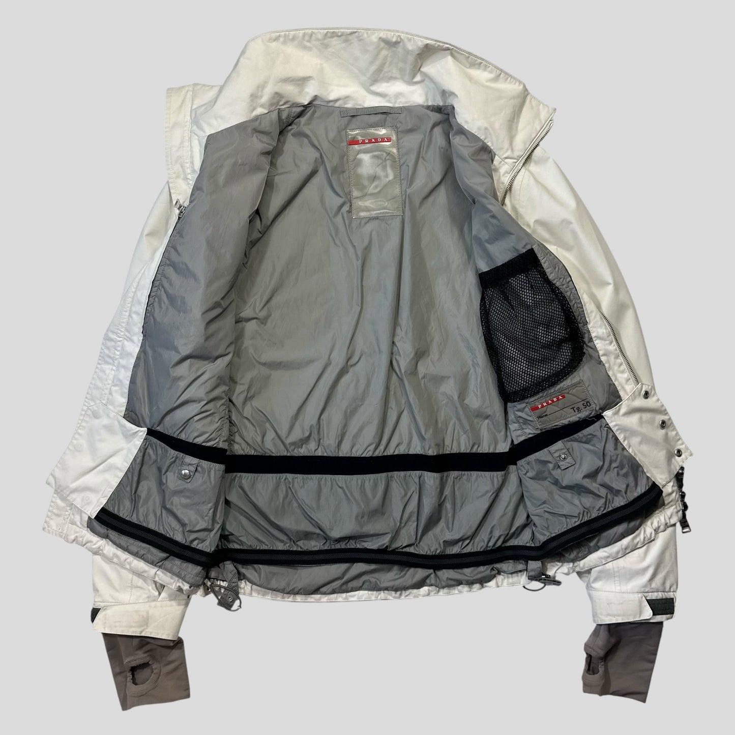 Prada Sport 2010 SAMPLE Ultra Technical Goretex Ventilated Stash Pocket Jacket - M/L | Default Title, Red