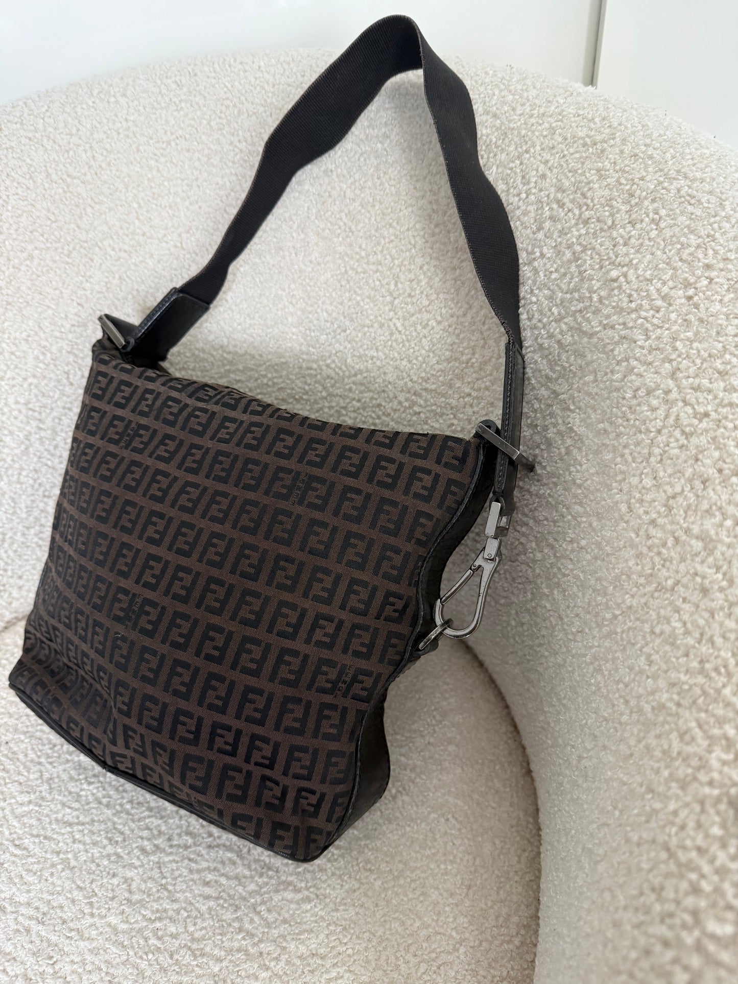 Vintage 90s Fendi Zucca Satchel Shoulder Bag | O/S, Multicoloured