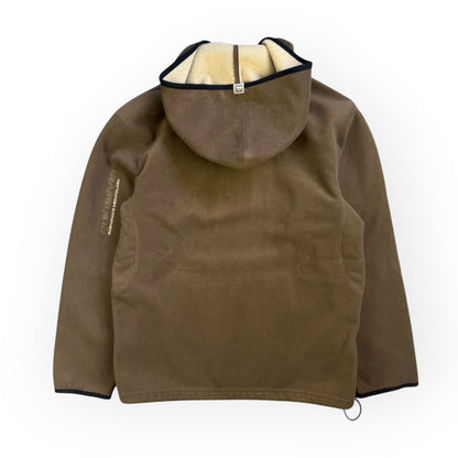 Quiksilver Shoulder Zip Fleece Hoodie Brown (XL) | XL, Multicoloured