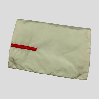 Prada Sport AW99 Champagne Nylon Magnetic Scarf