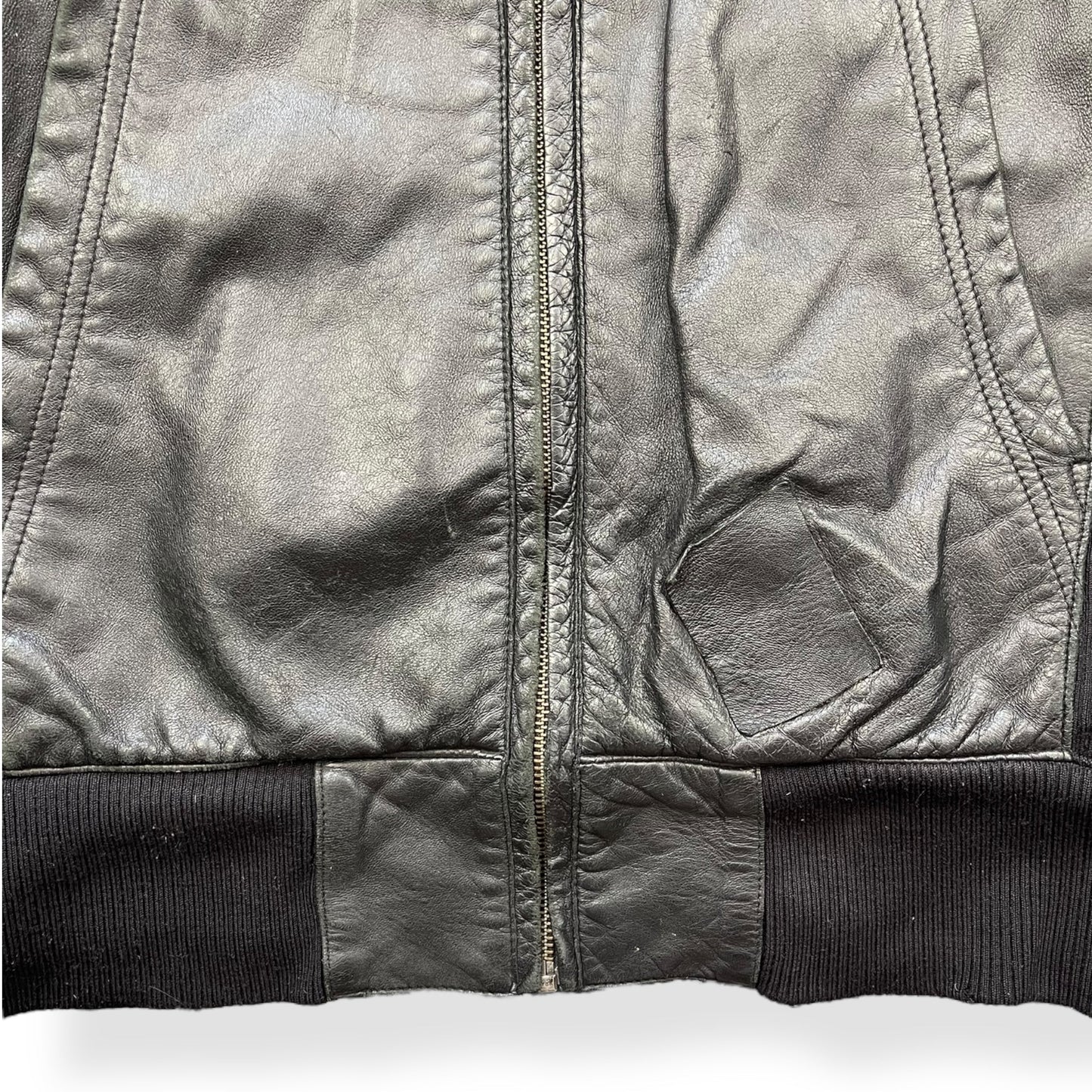 2000's Puma Limited Edition Hooded Lambskin Jacket (L) | Default Title, Black