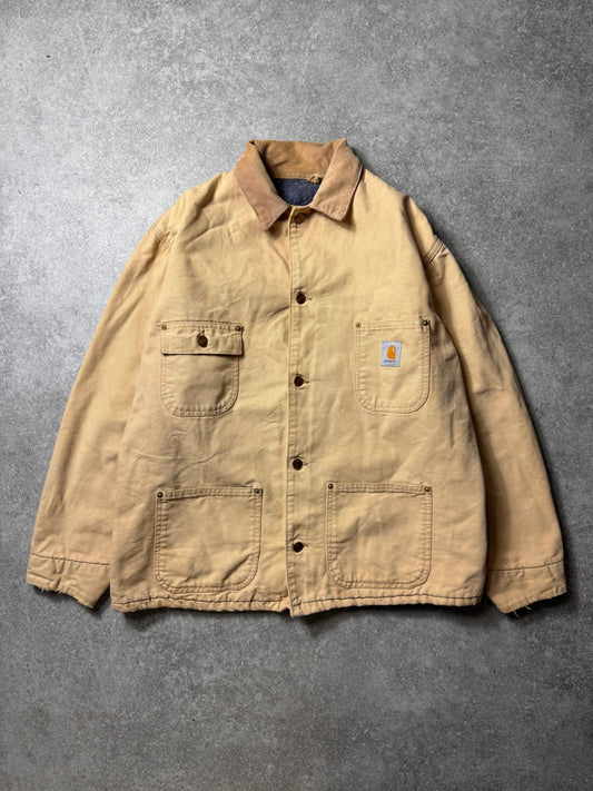 Carhartt Beige Multi-pockets Chore Jacket