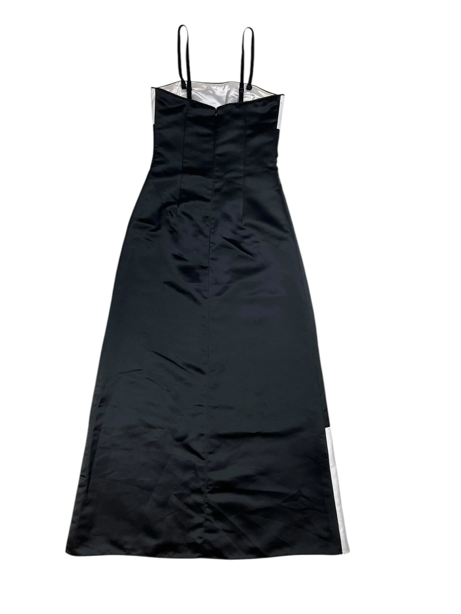 jessica mcclintock black and white dress Jessica McClintock 1990s gown