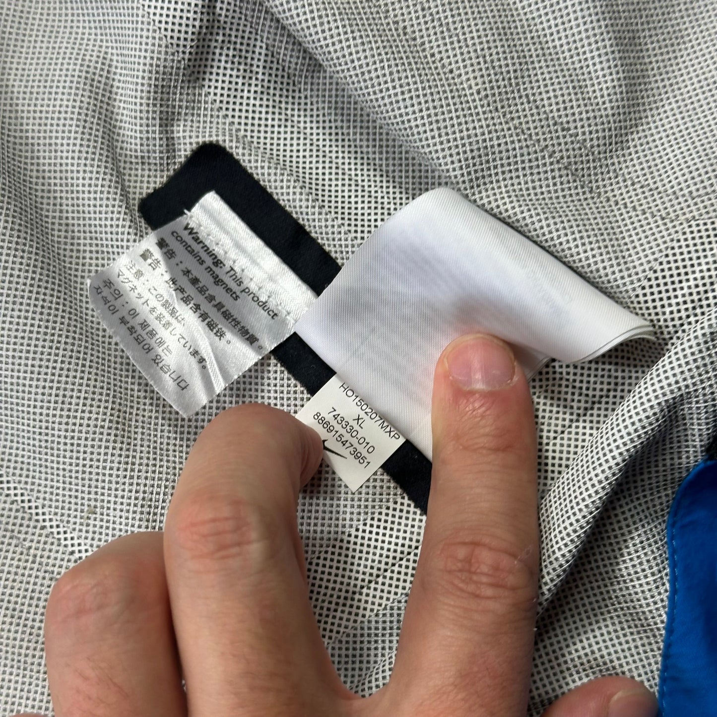 Nike Gyakusou 2015 x Undercover 3m Diamond Asymmetrical Taped Seam Jacket - XL (L)