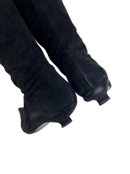 Miu Miu 2000s kitten heel boots | BLACK, Black
