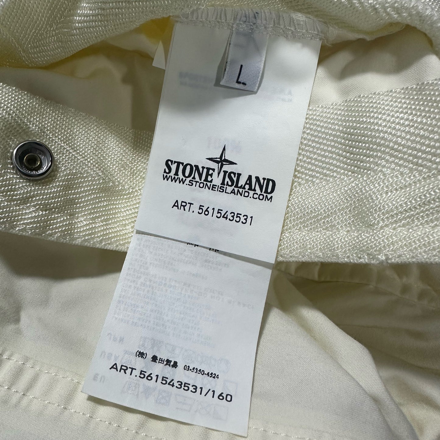 Stone Island Ghost Ventile Double Pocket Zip Up Jacket