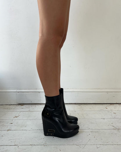 JIL SANDER PLATFORM WEDGES (EU 39) | Default Title, Black